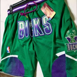 Just Don Shorts Milwaukee Bucks